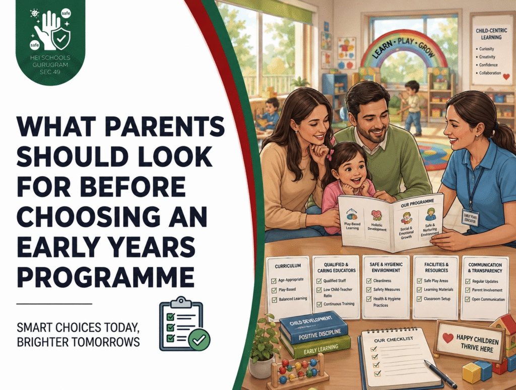 What Parents Should Look for Before Choosing an Early Years Programme